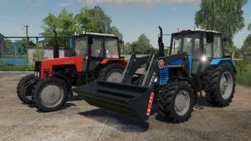 MTZ-1221 Frontloader FS19