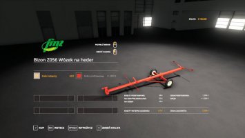 Bizon z056 cutter trailer FS19