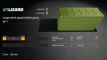 Buyable Large Stack Of Bales FS19