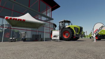 CLAAS shop and advertising objects set FS19