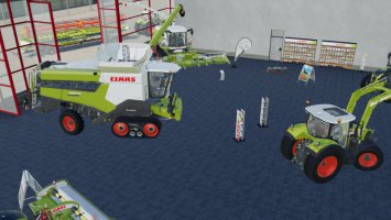 CLAAS shop and advertising objects set FS19