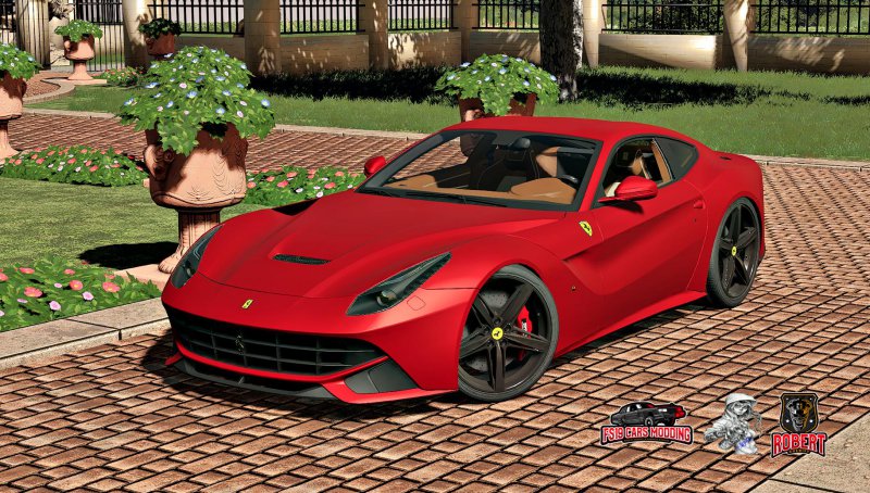 Ferrari F12 Berlinetta 2014 - FS19 Mod, Mod for Farming Simulator 19