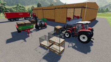 Paletten Gitterbox fs19