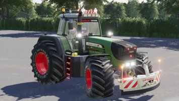 Fendt 900 TMS Vario GLD Team met rook fs19