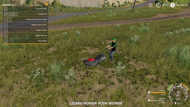 Honda Pushmower - FS19 Mod | Mod for Farming Simulator 19 | LS Portal