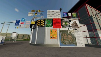 Signs, Decals and Posters Pack fs19