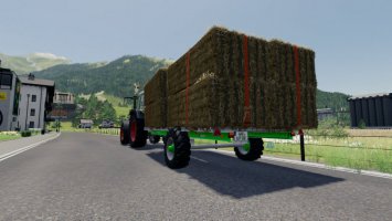 Homemade Bale Trailer FS19