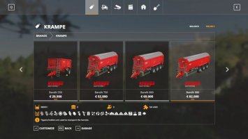 Krampe Bandit Pack v1.0.0.1 FS19