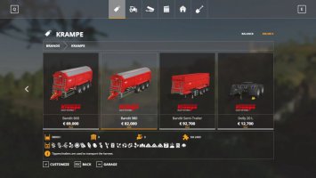 Krampe Bandit Pack v1.0.0.1 FS19