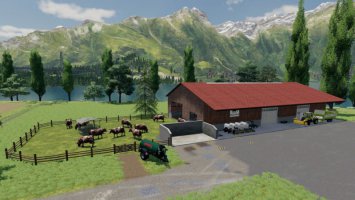 Moderner Kuhstall v1.2 FS19