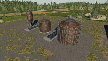 Rusty Looking Multi-Fruit Silos v1.1 FS19