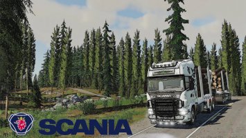 Scania R730S Timber Truck fs19