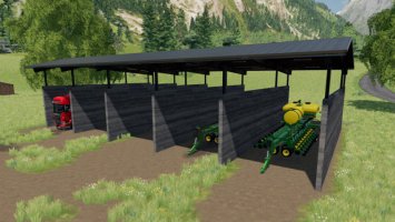 Fahrzeugunterstand Paket v1.1 fs19