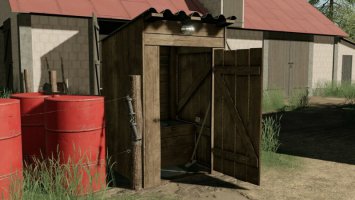 Wooden toilet v2.1.1 FS19