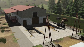 Cowshed With Garage FS19