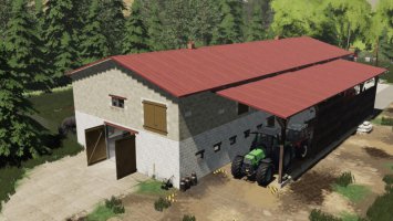 Cowshed With Garage FS19