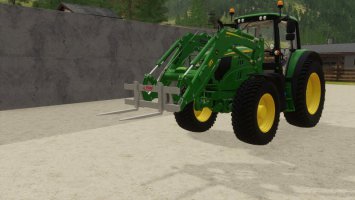 Fliegl Pallet Fork And Brush FS19