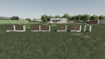 Pack Of Modern Fence fs19