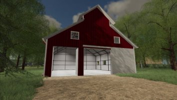 Moderne Rote Scheune fs19