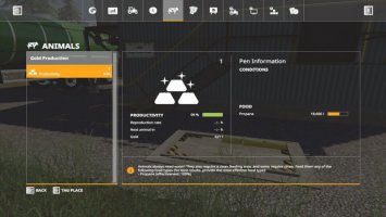 Gold Production v1.1 FS19