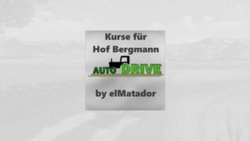 AutoDrive Kurse für Hof Bergmann V 1.0.0.8/1.0.0.81 by @elMatador v1.0.0.6 FS19