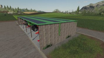 Schuppen Sonnenkollektoren fs19