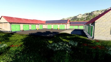 Garage Pack With Solar Panels FS19
