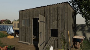 Small Wooden Chicken Coop FS19