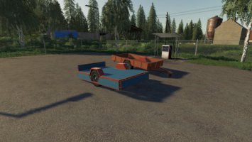 Low Trailer And Bale Trailer fs19