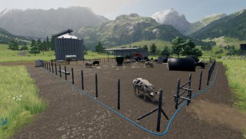 Pig Field With Pig Sty FS19