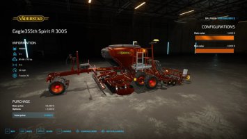 Eagle355th Vaderstad SpiritR300S FS22