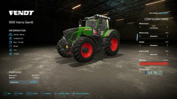 Fendt Vario 900 Selectable design v1.0.0.1 FS22