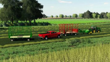 Notch Bale Trailer FS19