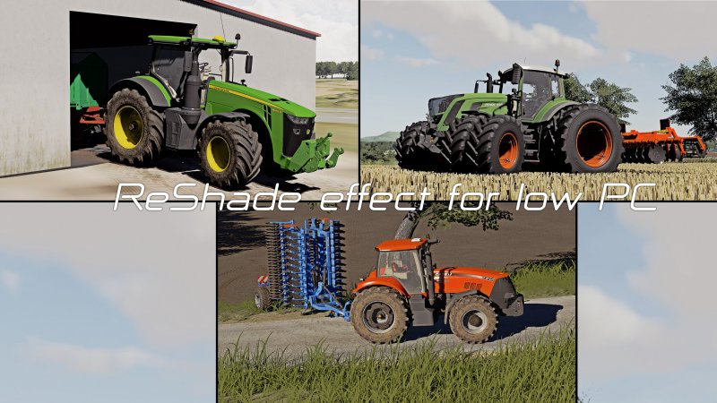 Reshade For Low Pc And Custom Lighting Fs19 Mod Mod For