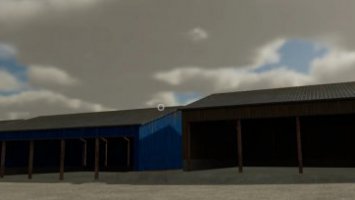 Wooden Shed (Red, blue, white and brown) FS22