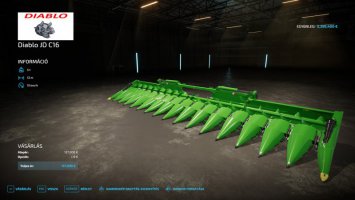 FS22 Diablo JD Harvester Pack FS22