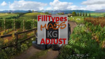FS22 Filltype Mass Adjustment v0.2