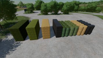 Buyable Large Stack Of Bales fs22