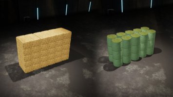 Buyable Large Stack Of Bales FS22