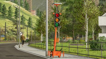 Construction site traffic light FS22