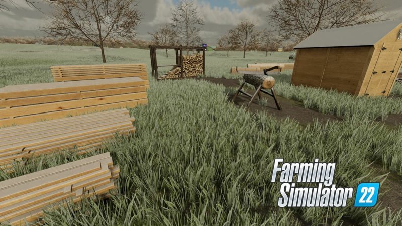 Holz Deko Pack Fs Mod Mod For Landwirtschafts Simulator Ls