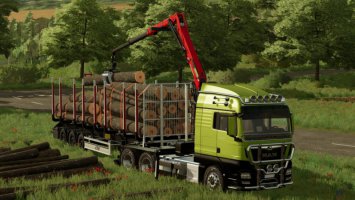 MAN TGX Forest Semi-Truck v1.0.0.1 fs22