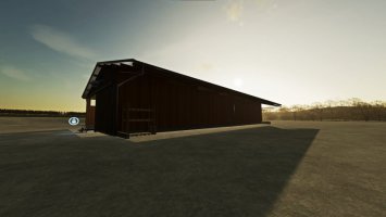 CATTLE BARN WITH MANUAL DUNGING, PALLET RACK AND HAYLOFT FS22