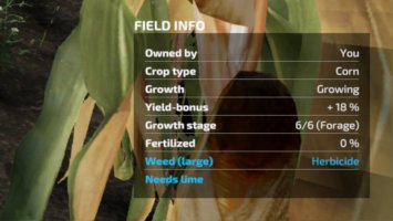 Crop Growth Stage Info FS22