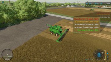 Harvester Fill Monitor fs22