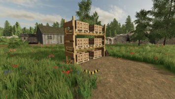 Honey Pallet Rack FS22