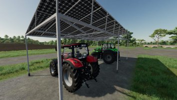 Metal Shed With Solar Panels FS22