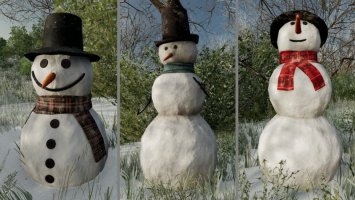 Placeable Snowmen fs22