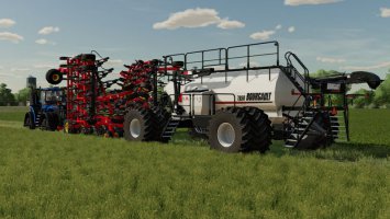 Bourgault 3320-76 Paralink Hoe Drill + 7950 Air Cart v1.0.0.1 fs22