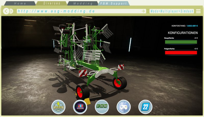Fendt Schwader Fs22 Mod Mod For Landwirtschafts Simulator 22 Ls Portal 5207